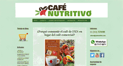 Desktop Screenshot of cafenutritivo.com