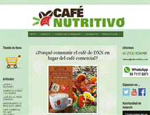 Tablet Screenshot of cafenutritivo.com